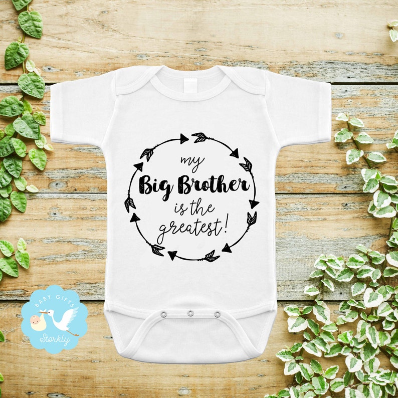 My Big Sister is the Greatest New Parents Gift New Baby Gift Baby Clothing and Gifts Baby Gift Baby Shower Gift Custom Title