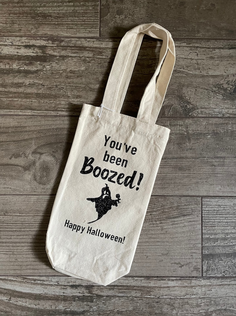 You've been boozed wine bag Halloween wine bag Boozed image 0