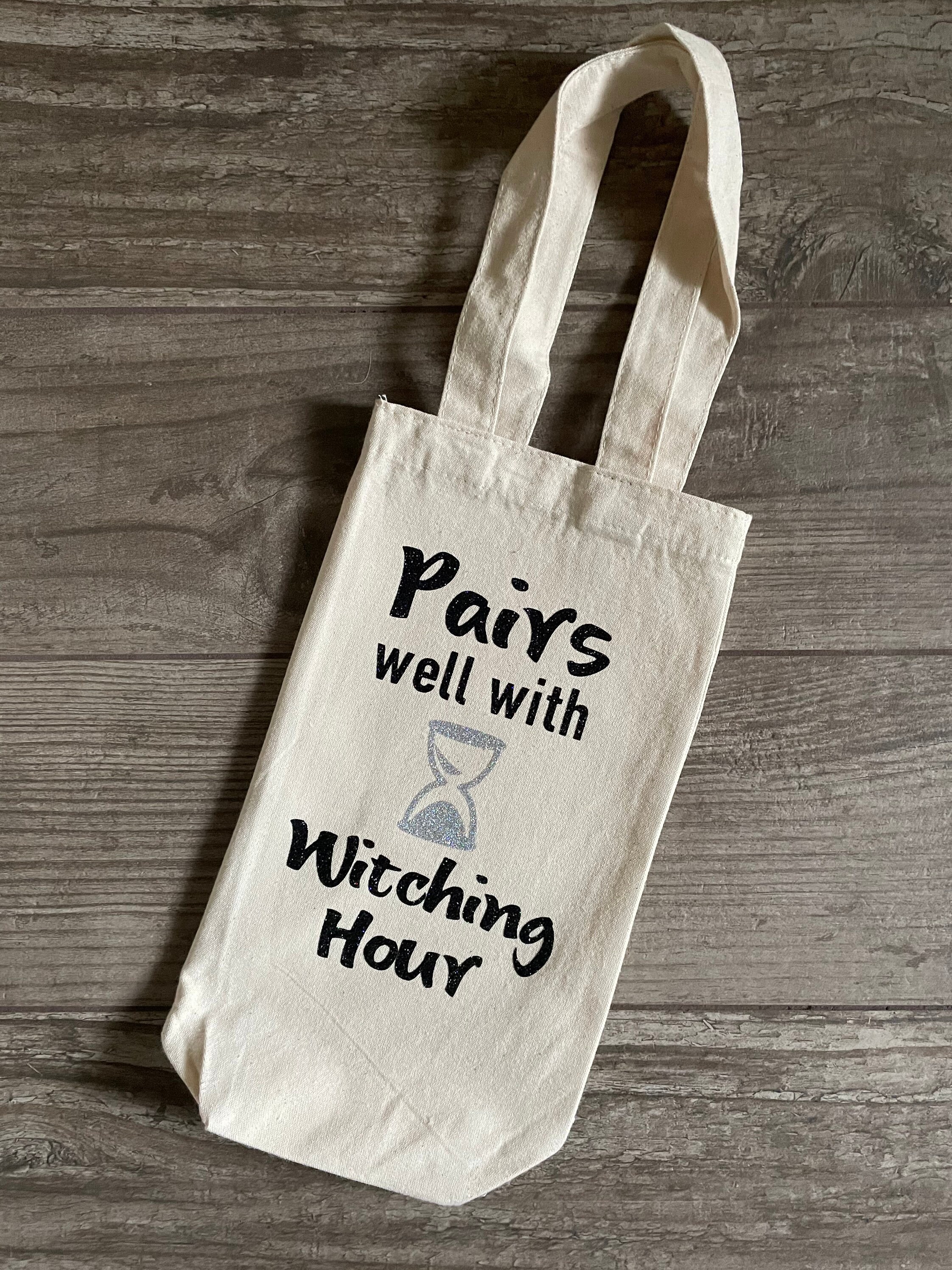 Pairs Well With Witching Hour Wine Bag New Parents Wine Bag Etsy Pairs Well With Witching Hour Wine Bag New Parents Wine Bag Etsy