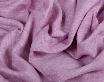 Width 115cm Melange purple linen fabric Pure Linen Fabrics 45 Lithuania | Made by Siulas | Weight 185g / m 5.46oz / yd