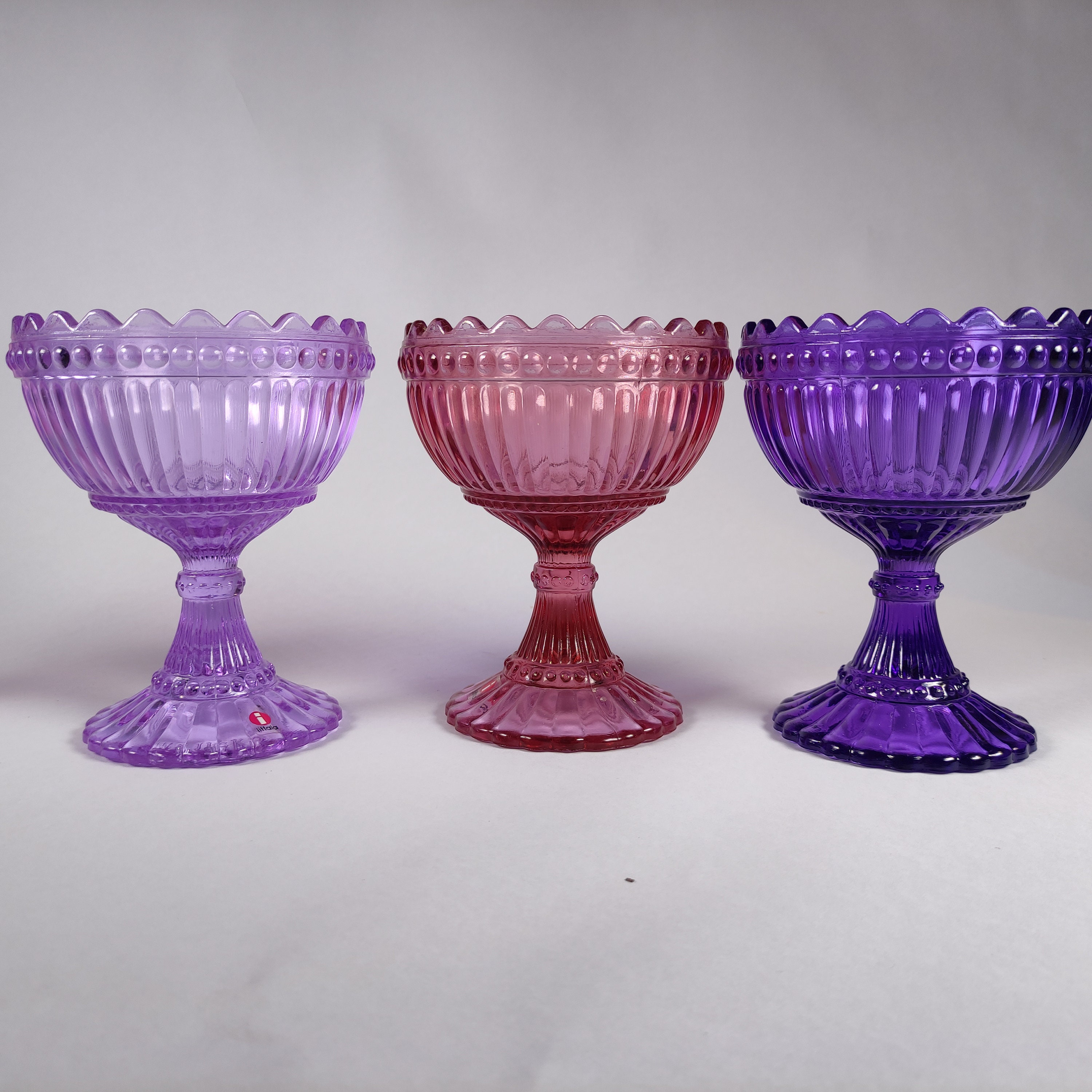 Marimekko Bowl, Mariskooli, Littala - Yellow, Red, Brown, Clear