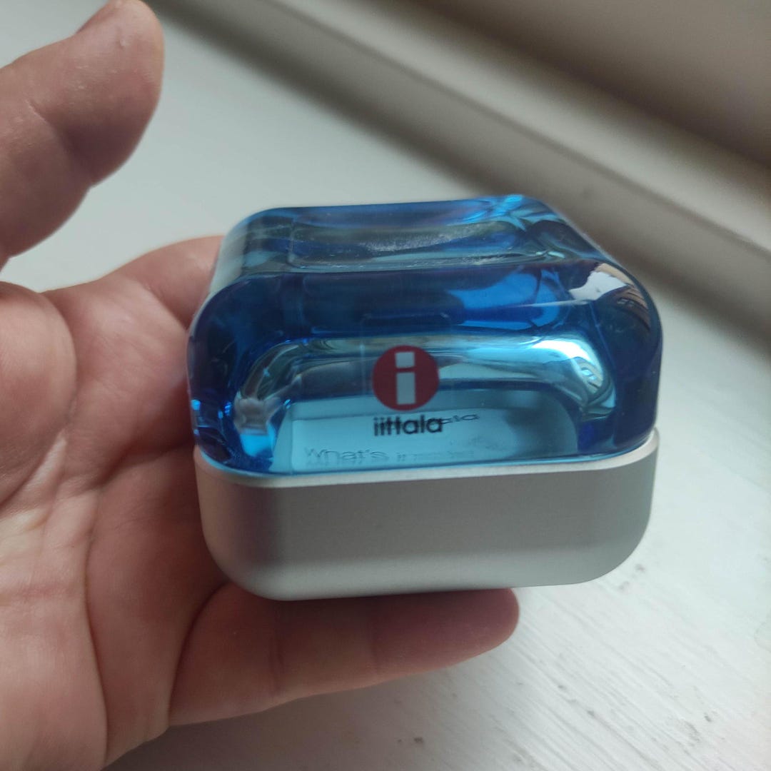 Ittala Vitrini Small Iittala Vitriini Green Glass Storage Trinket