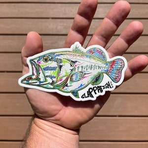 Largemouth Bass Sticker, 5 Inch