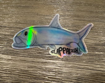 Ladyfish Reflective Sticker, 5 Inch