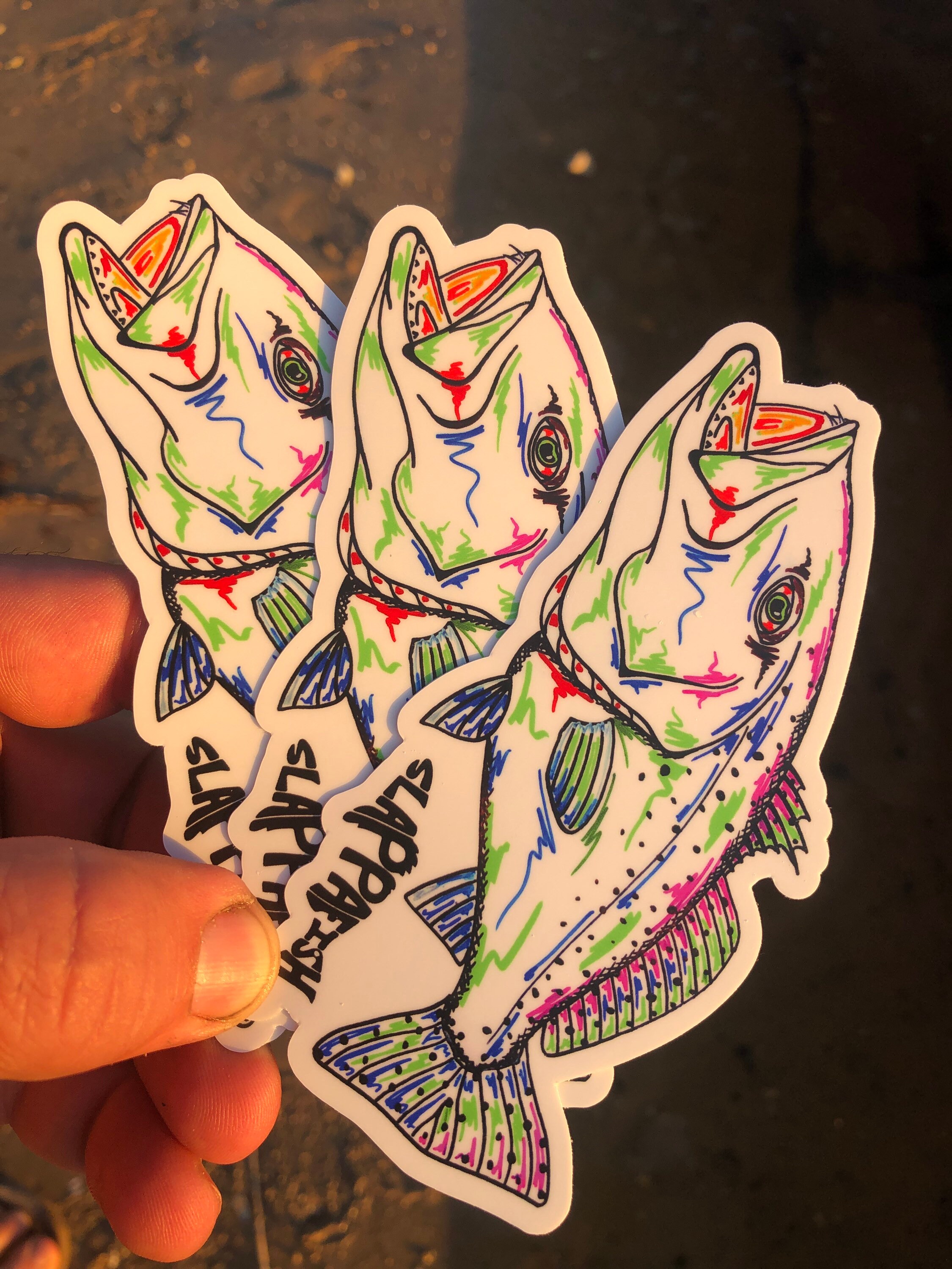 Speckled Trout Sticker 5 Inch | Etsy
