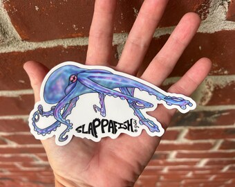 Octopus Sticker , 5 Inch (Blue Color Phase)