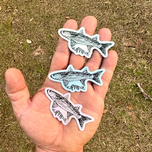 Adesivi riflettenti Mullet, 3 pollici (confezione da tre)