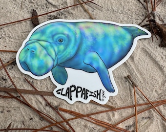 Manatee, 5 Inch Sticker