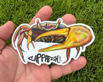 Fiddler Crab Sticker, 5 Inch