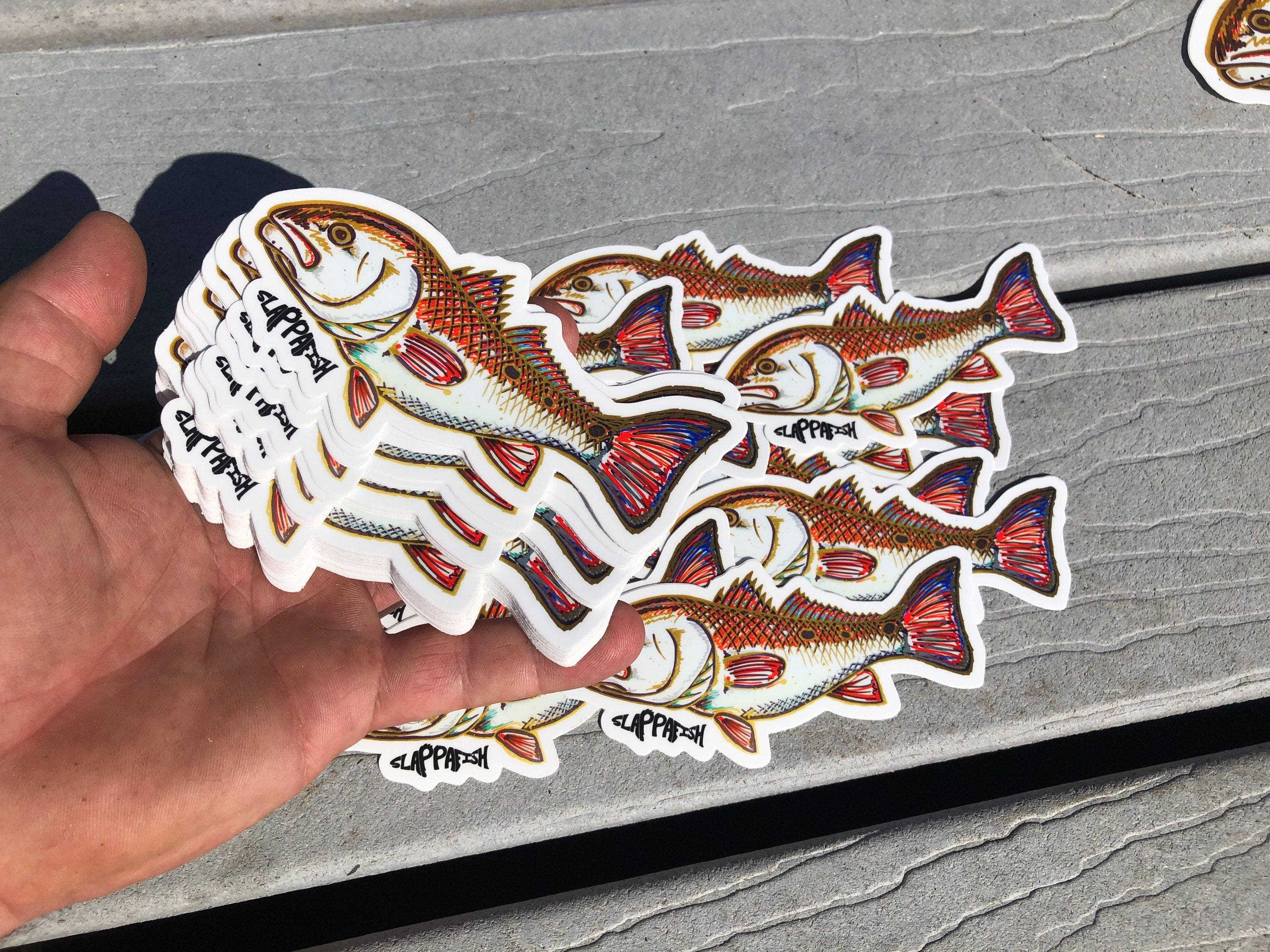 Redfish Sticker 5 Inch | Etsy