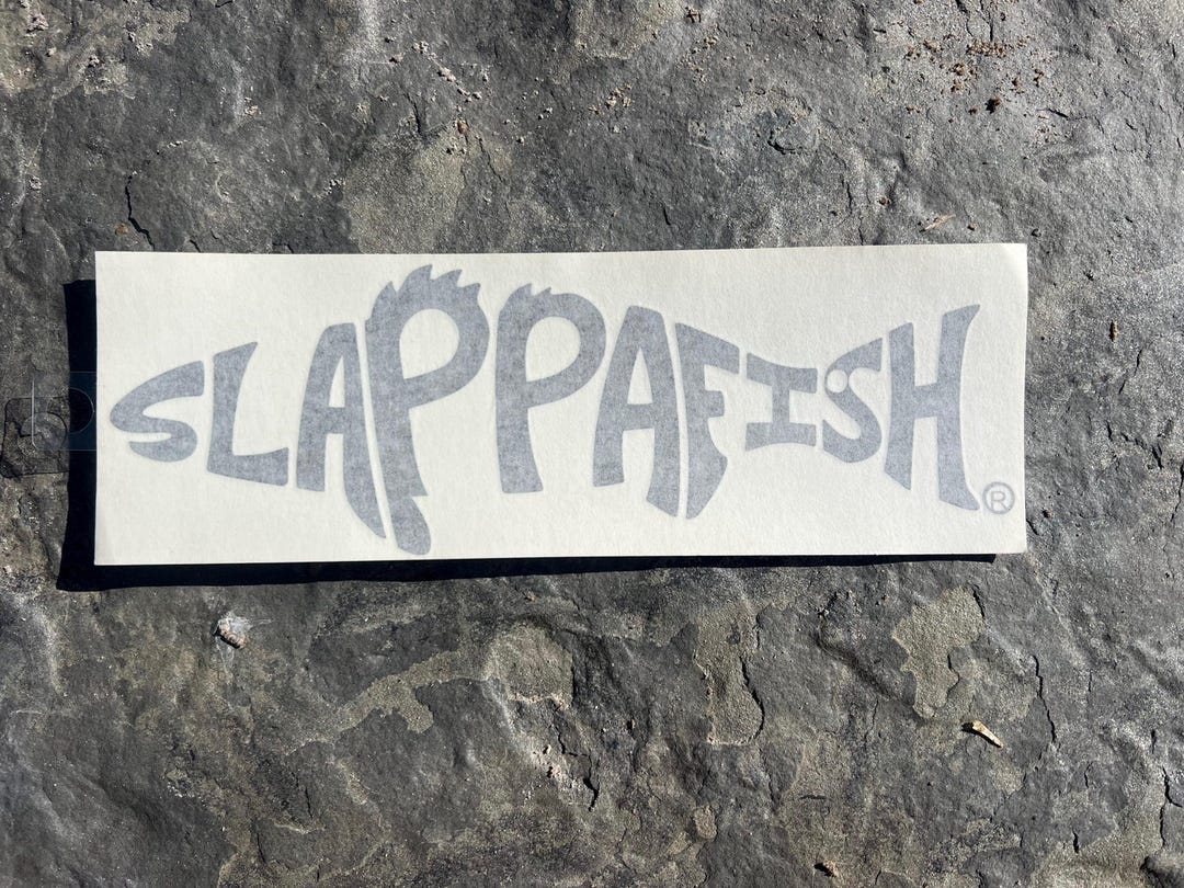 Slappafish Vinyl Logo Decal, 10 Inch - Etsy