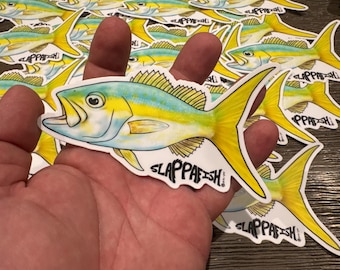 Yellowtail Snapper, 5 Inch Sticker