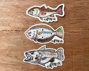 Inshore Slam Combo Pack , 5 Inch Stickers