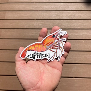 Shrimp Sticker 5 Inch