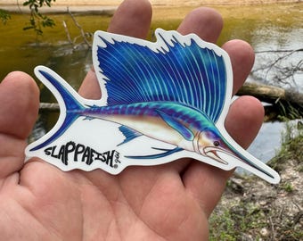 Sailfish, 5 Inch Sticker
