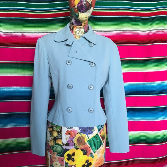 Kenzo Vintage Double Breasted Pea Coat Blazer