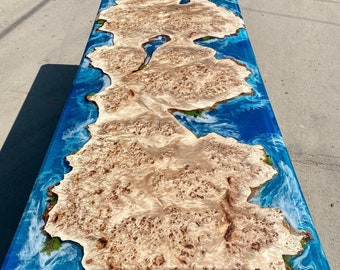 Ultimate Ocean Dining Table! Best River Tables in The UK Mappa Burr