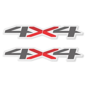 GOLD HOOK 4x4 Decals for Chevy Silverado, Replacement Bedside Stickers Premium Series (Metallic Finish), Set of 2