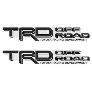 TRD Off Road Decals for Toyota Tacoma: Elevate Your Truck's Adventure-Ready Look, Matte Finish, Black