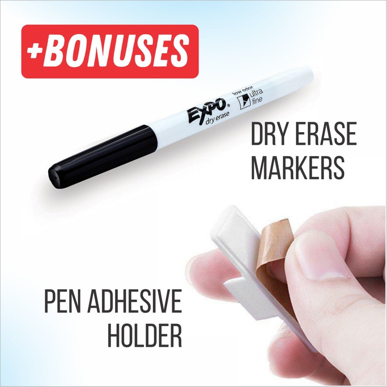 Selfadhesive Whiteboard Wall Sticker 24 X 48 Etsy