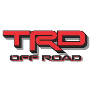 2024 2025 Toyota Tacoma vinyl decals trd off road 4x4 stickers Black/Red, Replacement Stickers, Set of 2, (Peel & Stick) Easy Installation