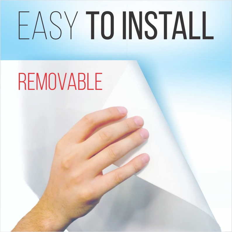 SelfAdhesive Whiteboard Wall Sticker 24 x 48 Etsy