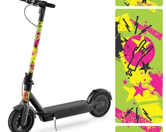 Elektroroller Aufkleber und Wrap Skins, Rahmenschutz für E Scooter - Personalisieren und schützen Sie Ihre Fahrt mit Stil