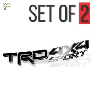 TRD 4x4 Sport Decal Set 2017 Tacoma Tundra Toyota