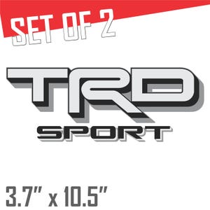 TRD Pro Rocky Mountain 2 Decals Fits Toyota Tacoma Tundra Truck Bedside Sticker Vinyl In 6 Colors (2 Pieces - Foto 5