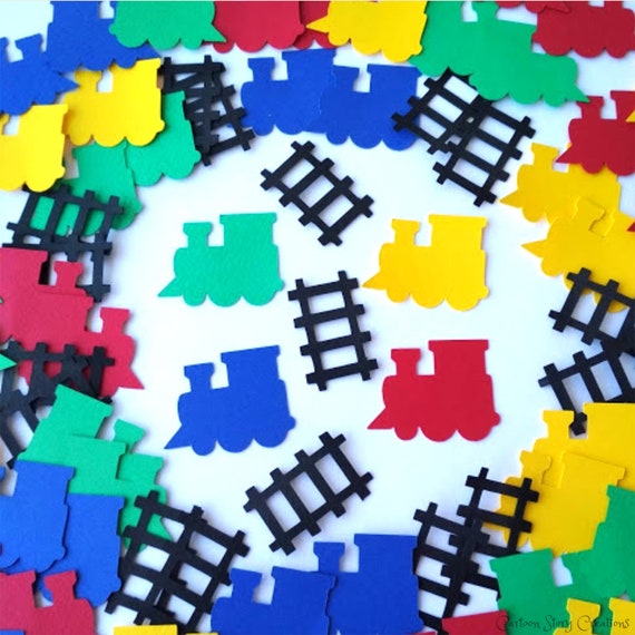 Thomas The Train Party Confetti Train Party Confetti Etsy