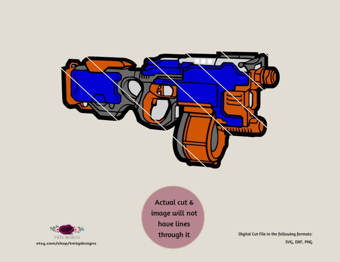 Download Nerf Gun SVG Nerf SVG svg clipart DFX cricut download | Etsy
