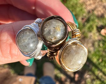 Labradorite Ring