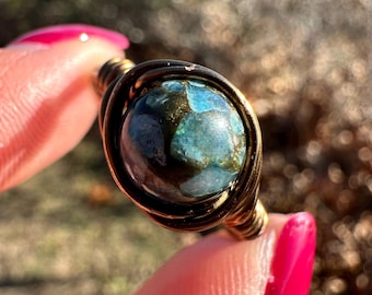 Blue Galaxy Ring