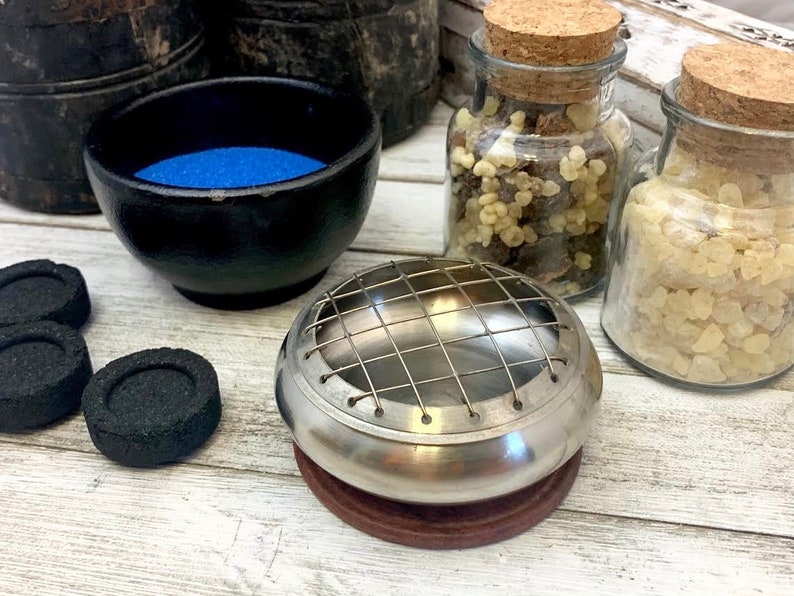 Resin Incense Kit Resin Incense Burner 8 oz Ritual Sand Etsy