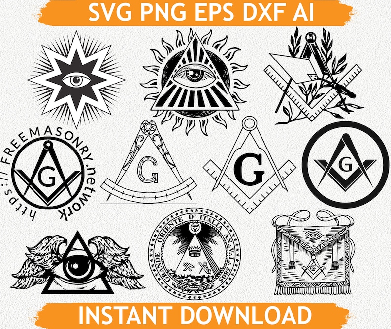 Freemason svg Templar svg Masonic svg Masonry Symbol svg | Etsy