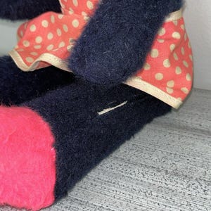 1950s Minnie Mouse Plush Stuffie Doll Walt Disney Distributing Co Vintage 12” image 9