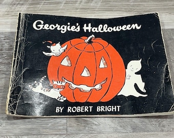 Georgies Halloween by Robert Bright 1958 VTG Children's Ghost Book
