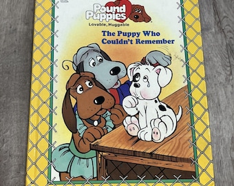 Vintage Pound Puppies The Puppy Who Couldn't Remember HC book  Tonka 1986