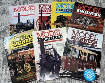Model Train Lot Magazines  MODEL ENGINEER 1987/1988