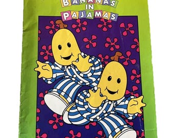 BANANAS DE PIJAMAS Pijamas Super Livro de Colorir #8438 1996 Golden Books Vintage
