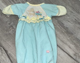 1990 Cabbage Patch Transitional Preemie Doll Gown Bunting  Hasbro Clothes HTF