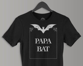 Papa Bat Shirt | Goth Dad Shirt | Gothic Dad Shirt | Goth Clothing | Gothic Clothing | Punk Dad Shirt | Metal Dad Shirt | Goth Dad Gift