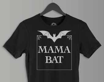 Mama Bat Camicia / Camicia Mamma Goth / Mamma Gotica / Abbigliamento Goth / Camicia Mamma Punk / Camicia Mamma Metal / Mamma Pipistrello / Camicia Mamma Spooky / Regalo per la Mamma
