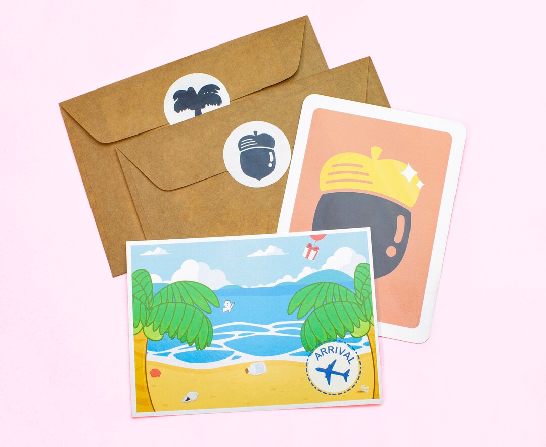 Peaceful Island, Postcards Etsy