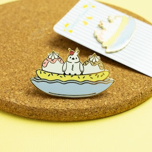 Banana Split, Hard Enamel Pin