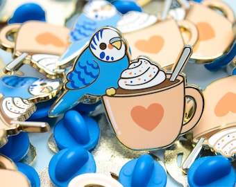 Budgie Cocoa, Hard Enamel Pin