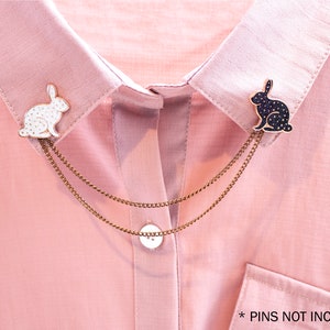 Cadena de collar - Accesorio de pin esmaltado SOLAMENTE