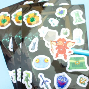 Hero&#39;s Cave, Sticker Sheet