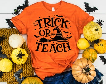 Download Free Trick Or Teach Svg Etsy PSD Mockup Template