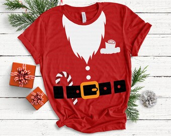 Santa Costume Svg Etsy